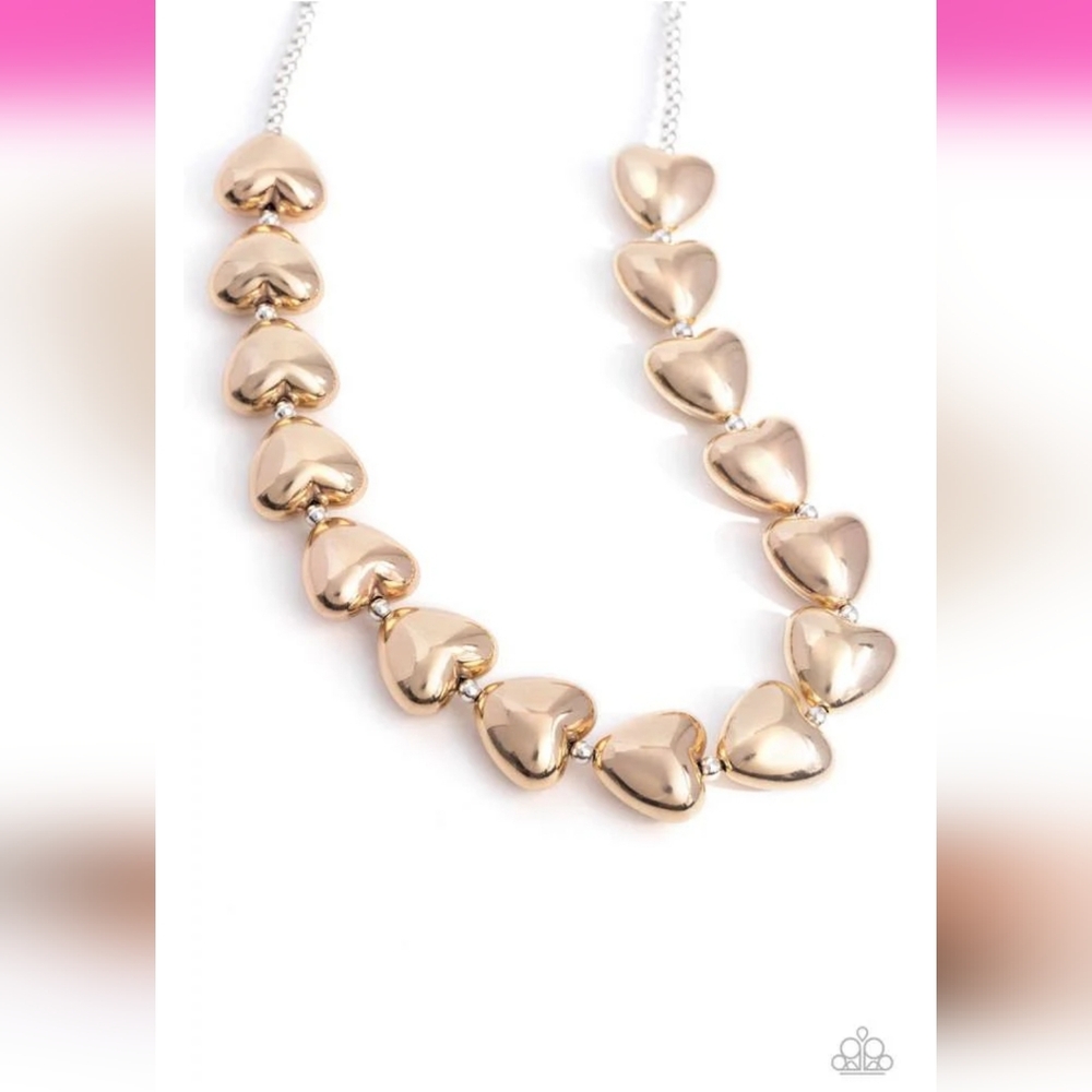 Hello Heartstrings Multi Necklace Silver Beaded Fashion Jewelry Paparazzi